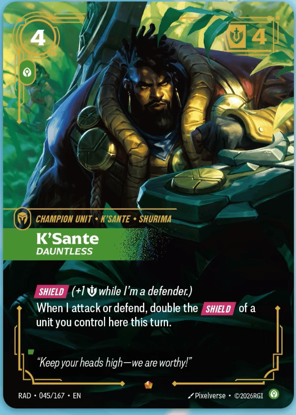 K'Sante, Dauntless