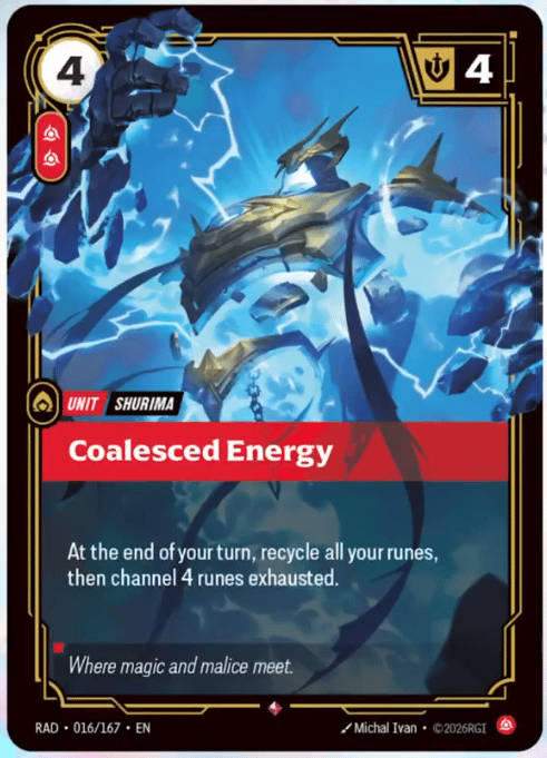 Coalesced Energy