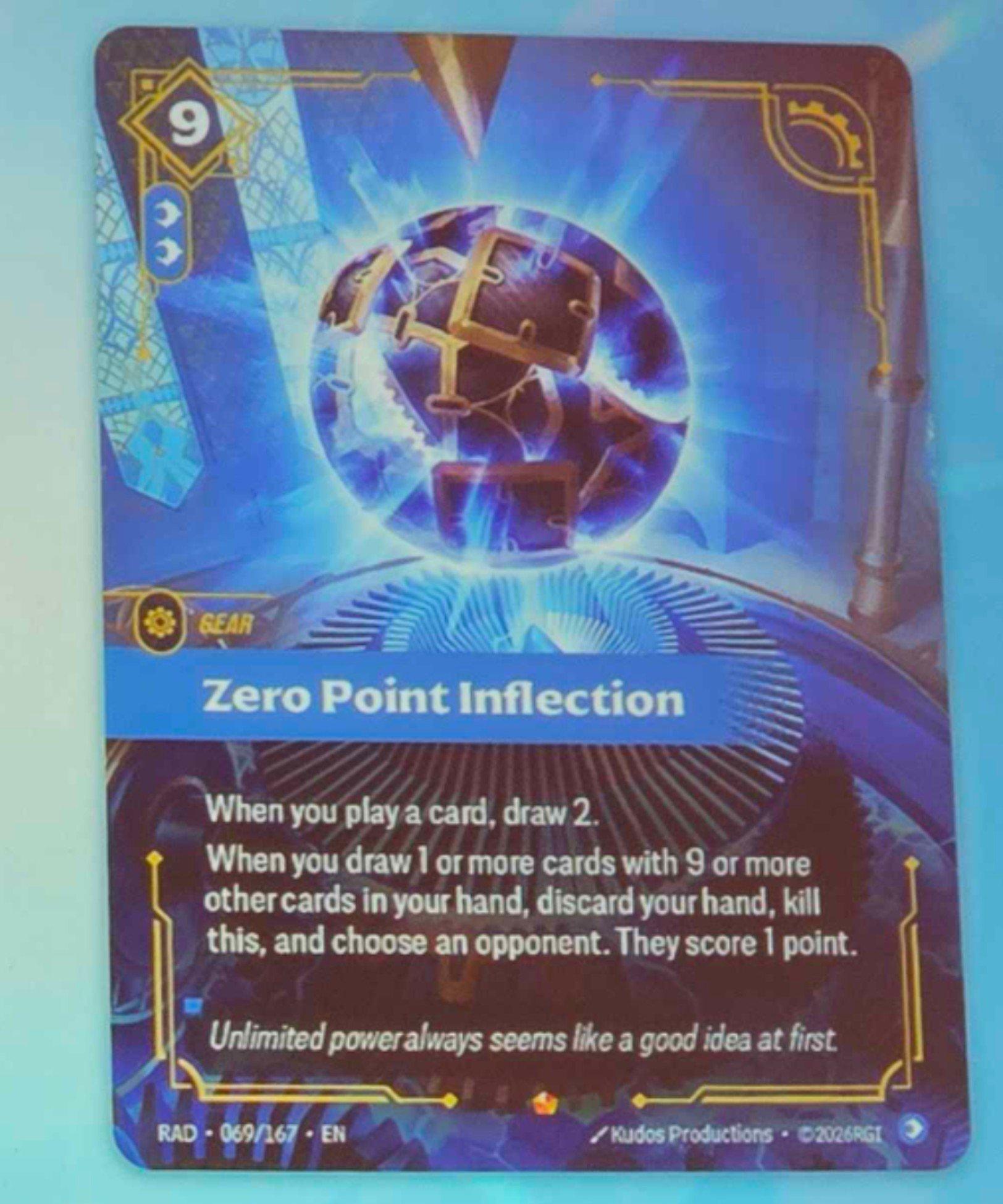 Zero Point Inflection