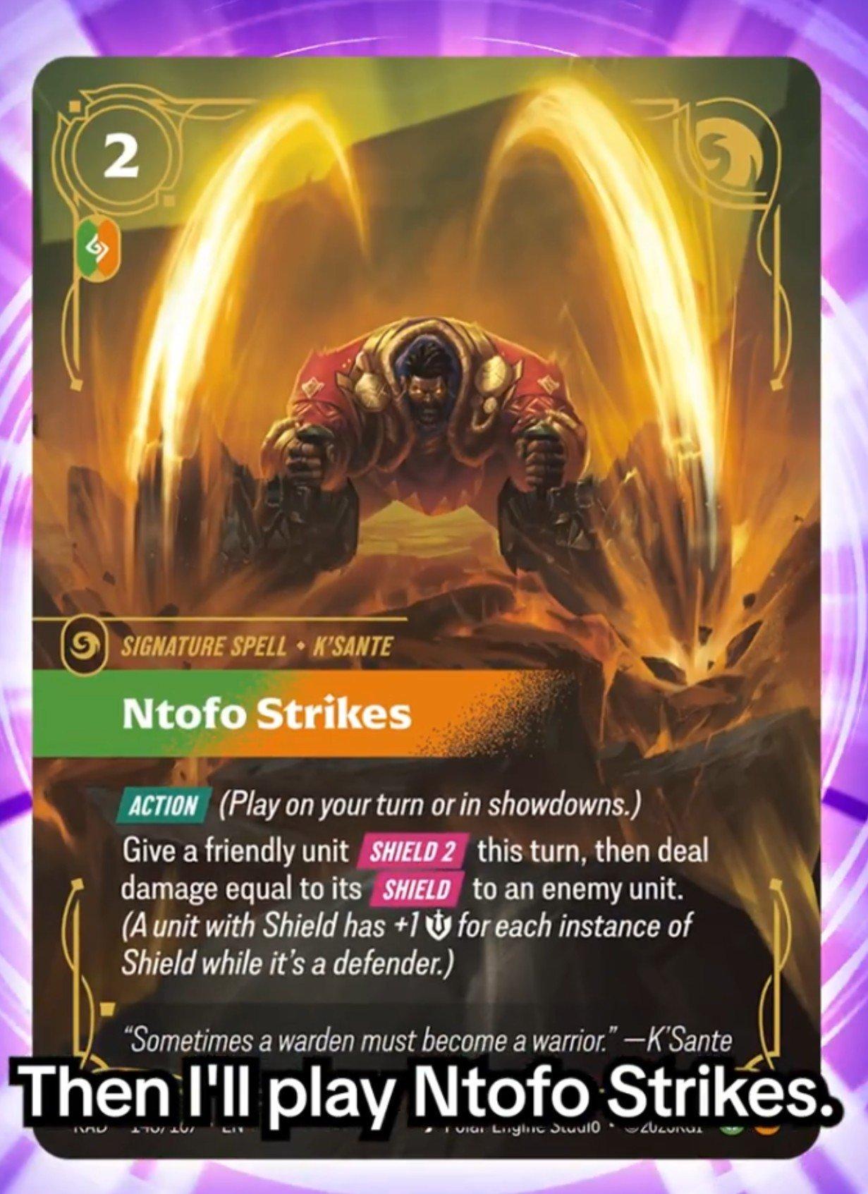 Ntofo Strikes