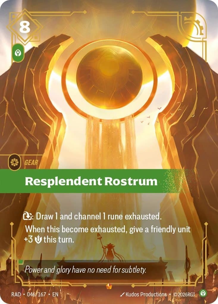 Resplendent Rostrum